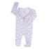 lavender-rainbows-and-clouds-ruffle-baby-footie Sweet Bamboo - Sophia's Style-2